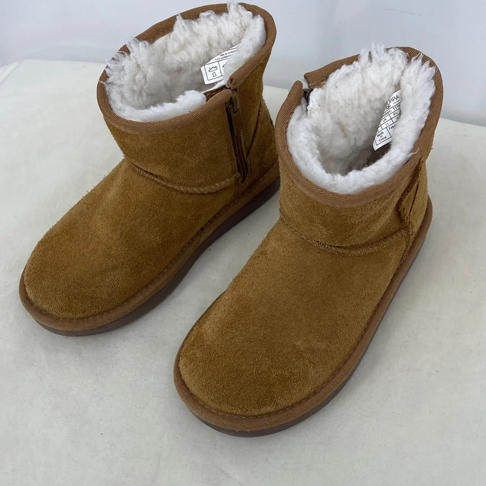Koolaburra by UGGS Tan Kids Slippers TODDLER SIZE 12